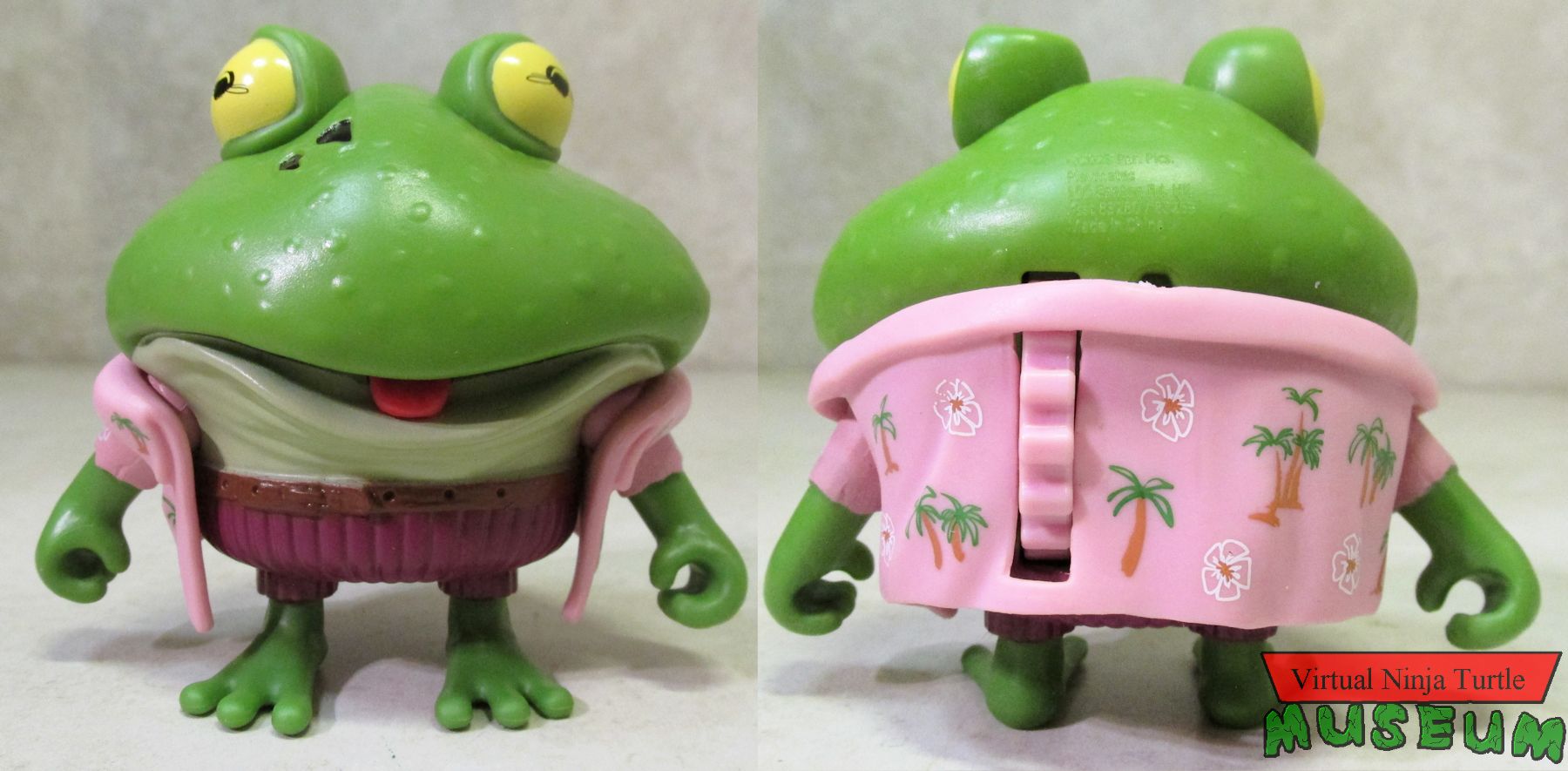 Genghis Frog front and back