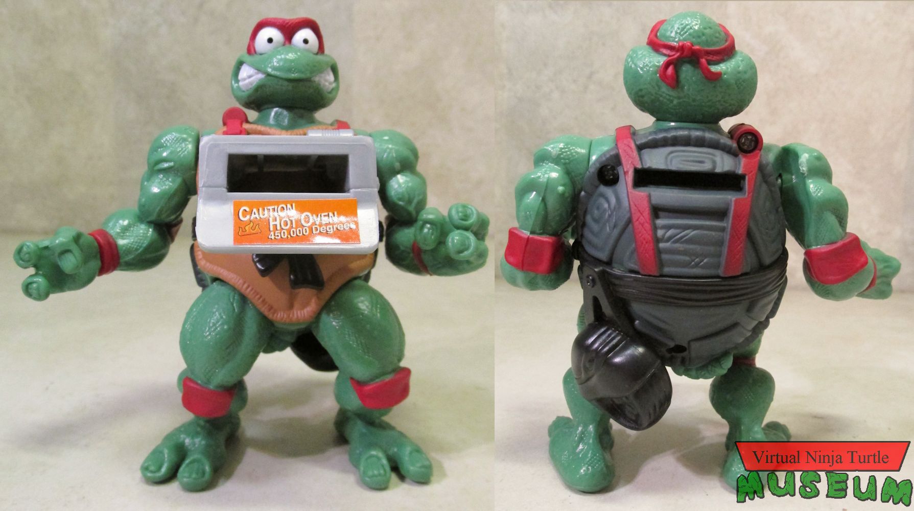 Pizza Tossin' Raph front and back
