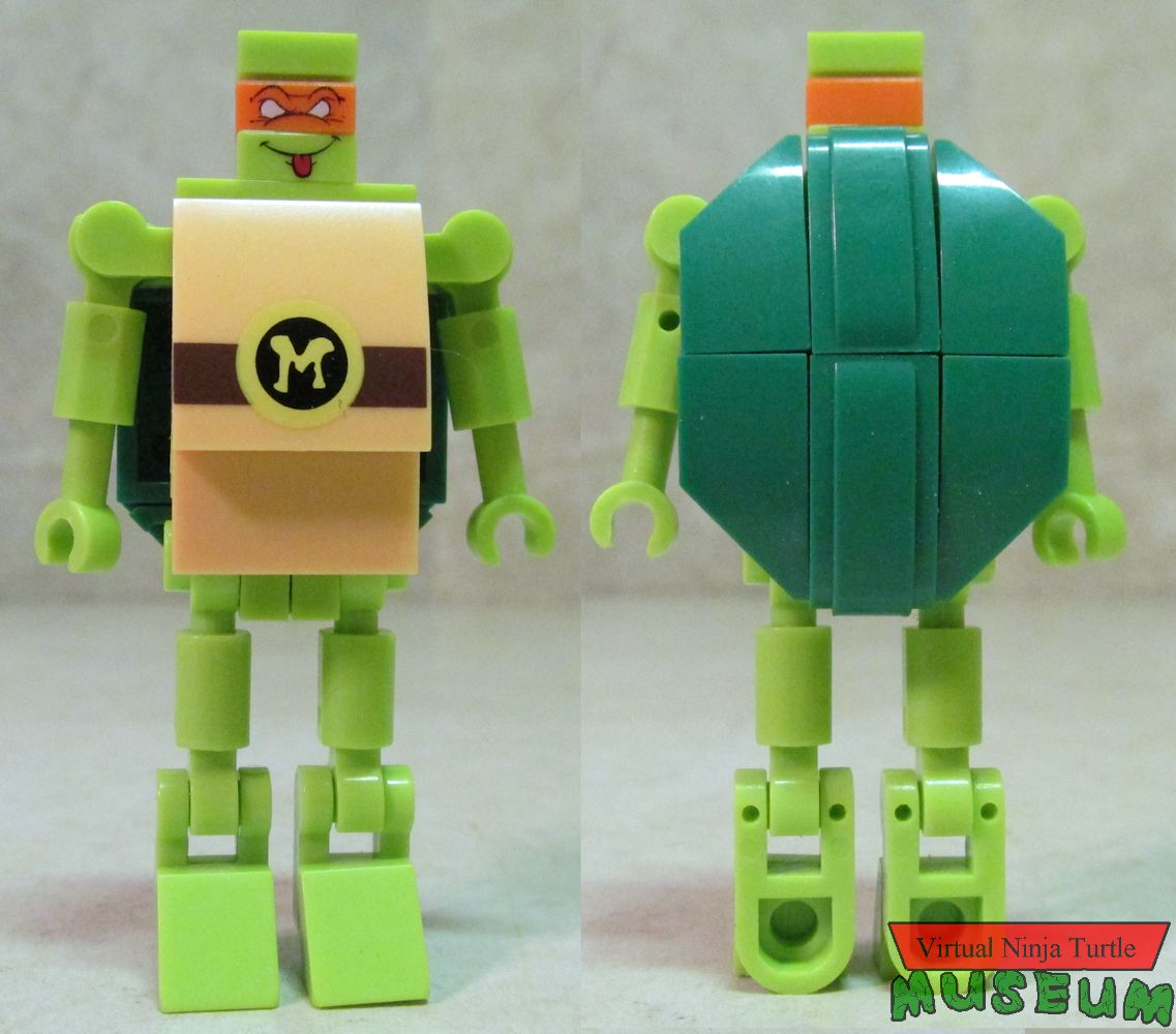 Build-It Michelangelo front and rear