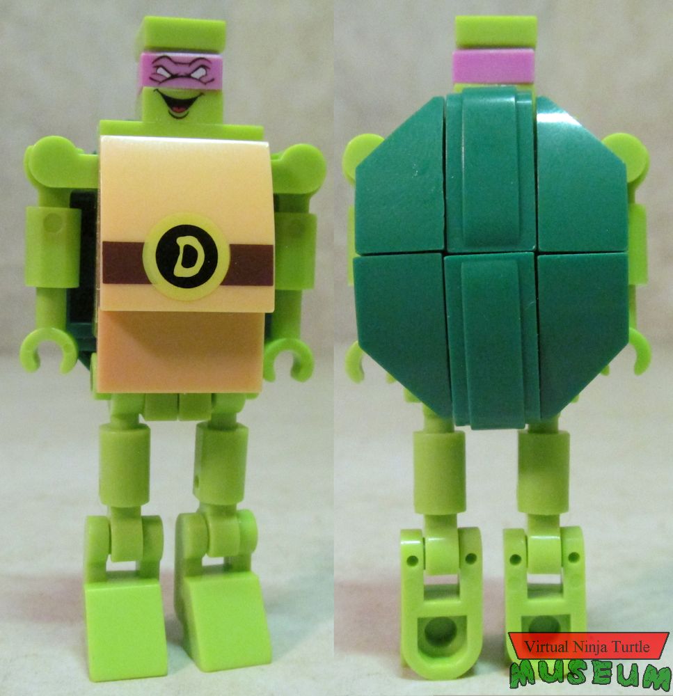 Build-It Donatello front and rear