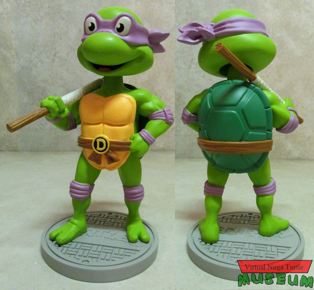 Cartoon Head Knockers Donatello front and back