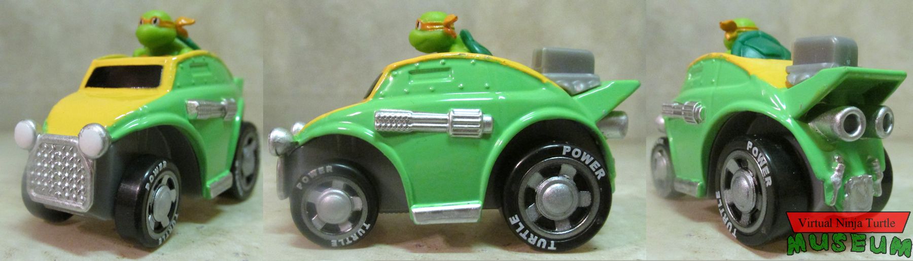 Shell Riders Michelangelo front, side and rear