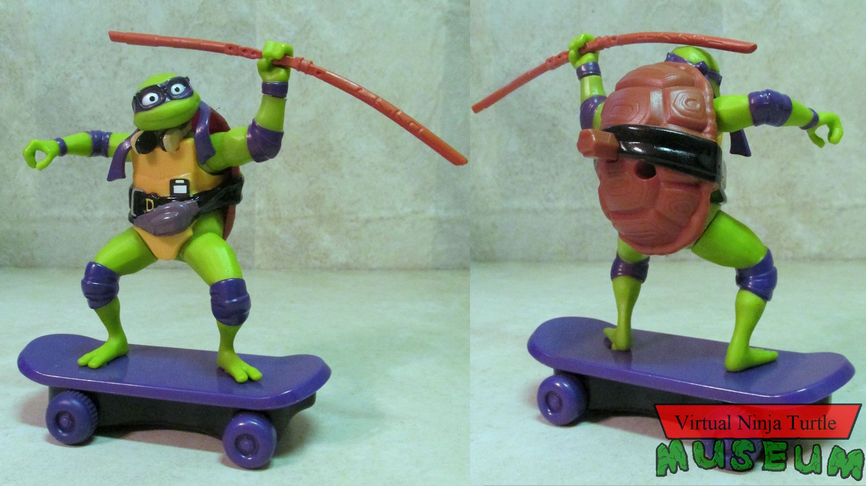 Sewer Shredder Donatello front and back