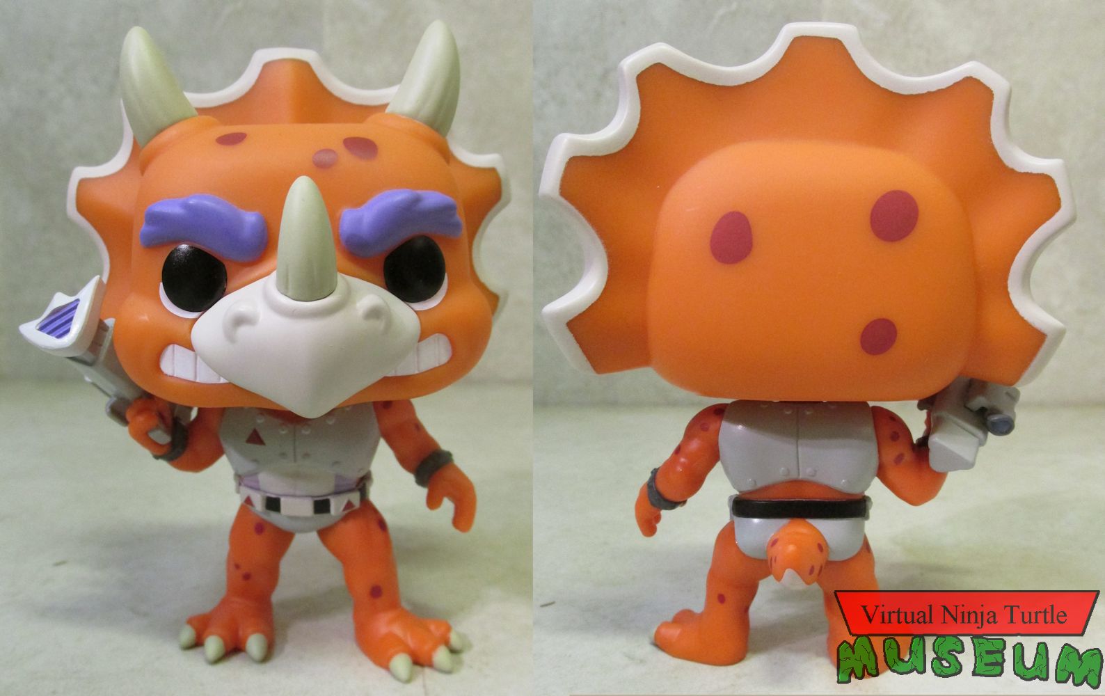 Triceraton front and back
