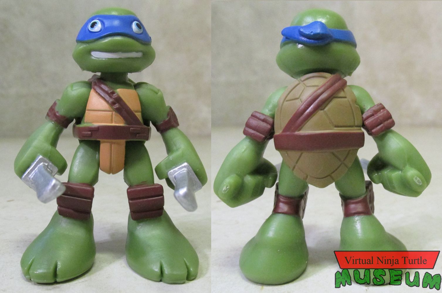 Leonardo front and back