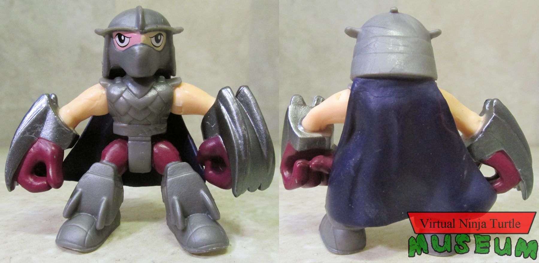 Shredder front and back