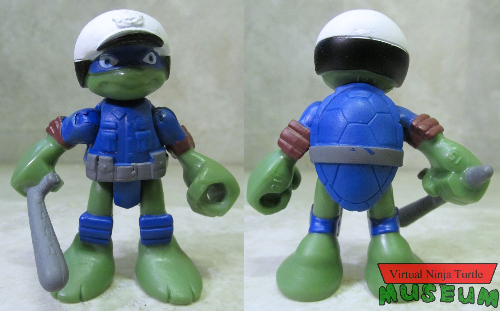 Policeman Leo front and back