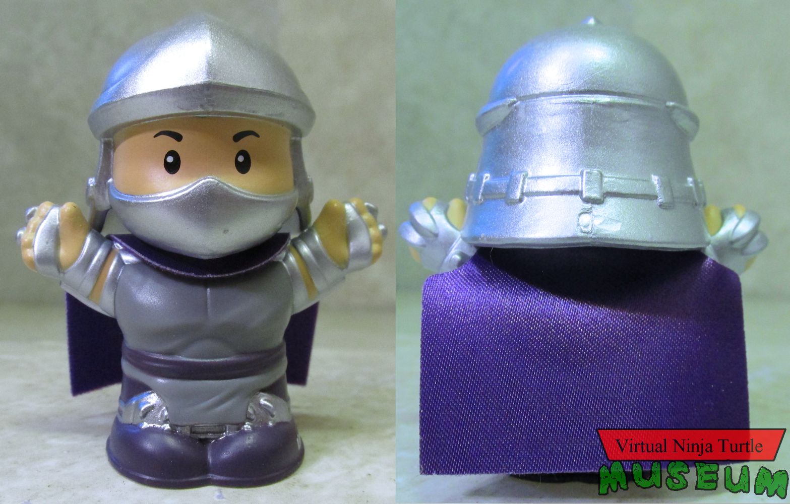 Shredder front and rear