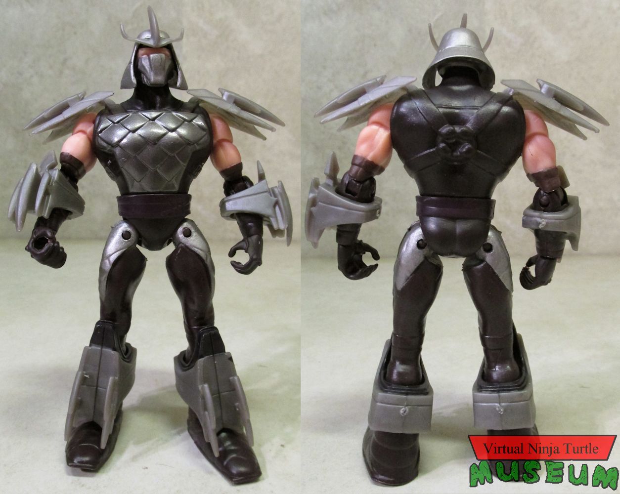 Shredder front and back