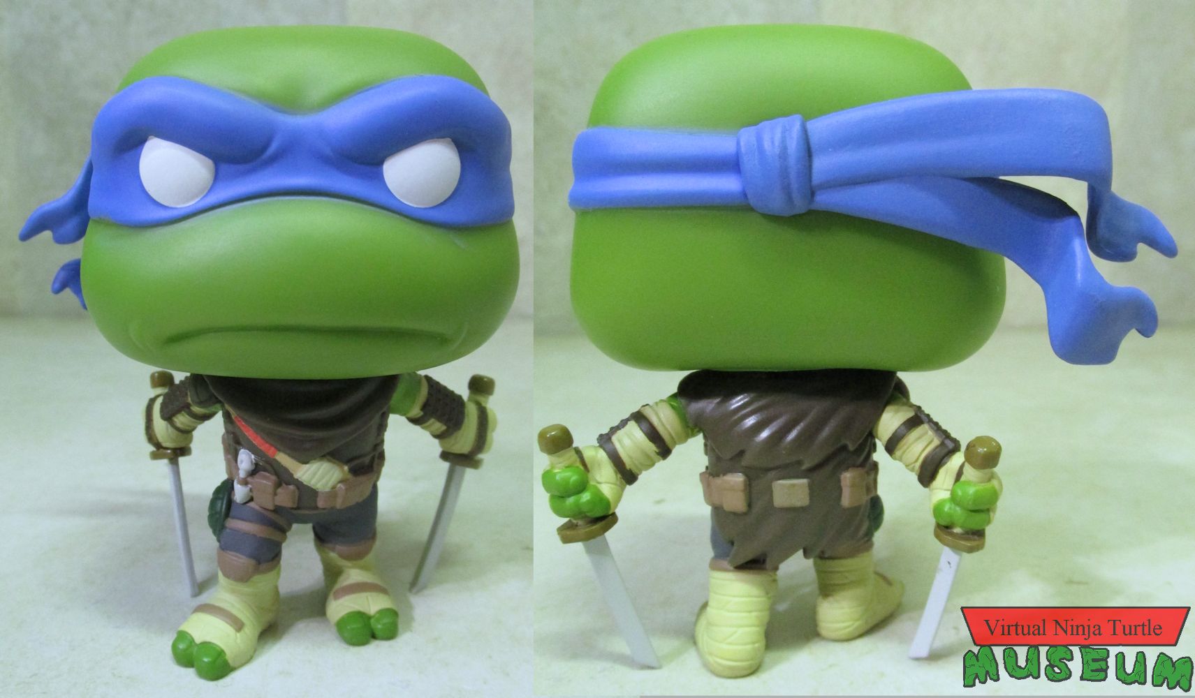 The Last Ronin Leonardo with Swords front and back