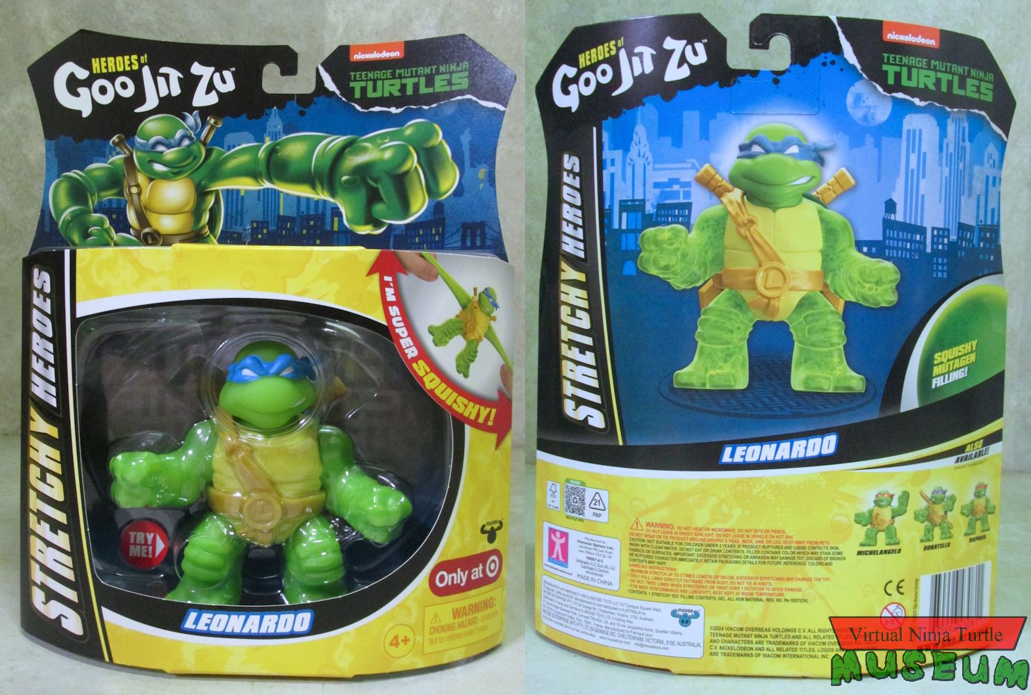 package front and back