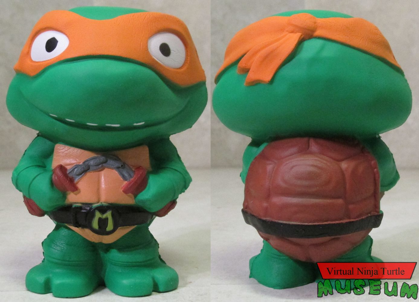 Michelangelo front and rear views