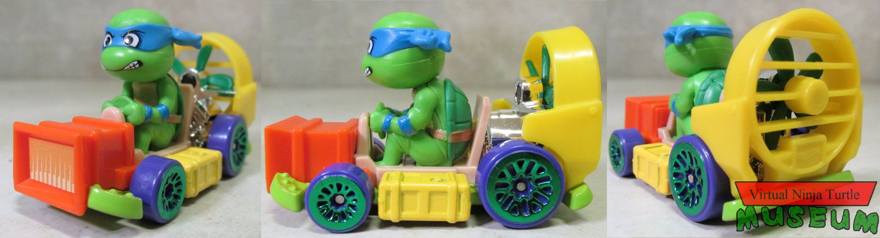 Leonardo front, side and rear views