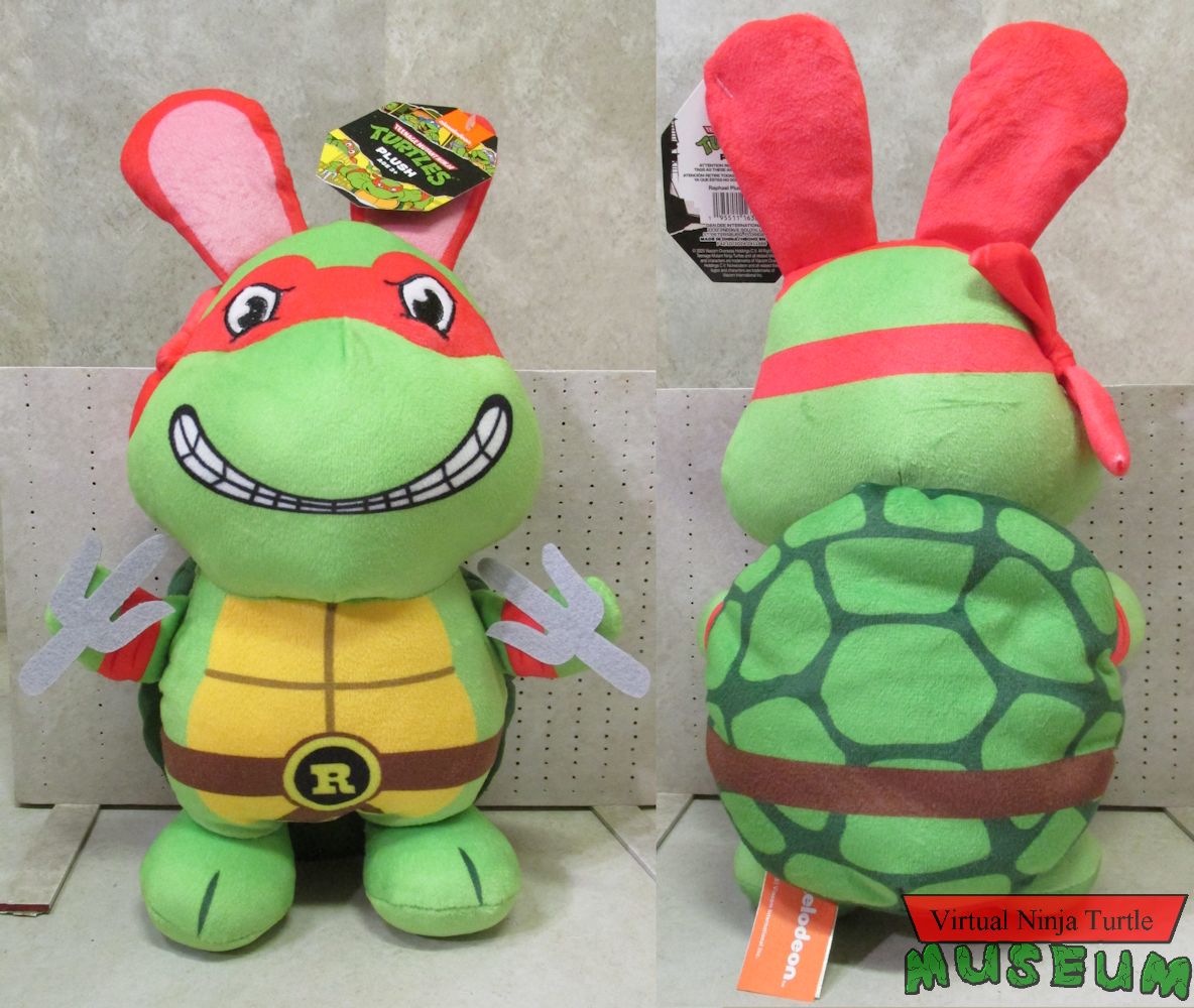 Raphael Easter Bunny Plush Front and Back