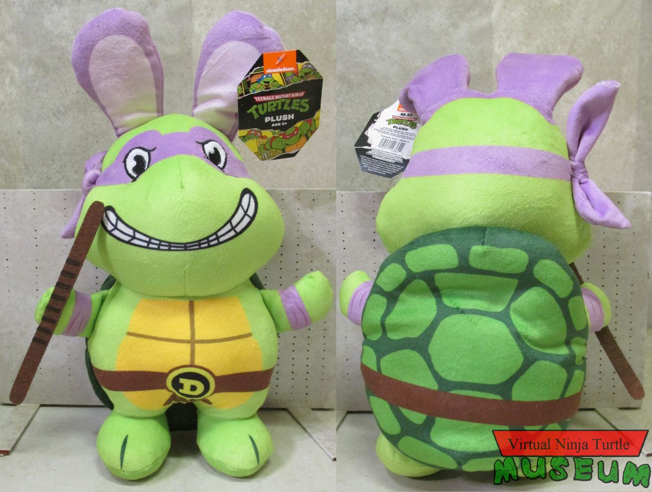 Donatello Easter Bunny Plush Front and Back
