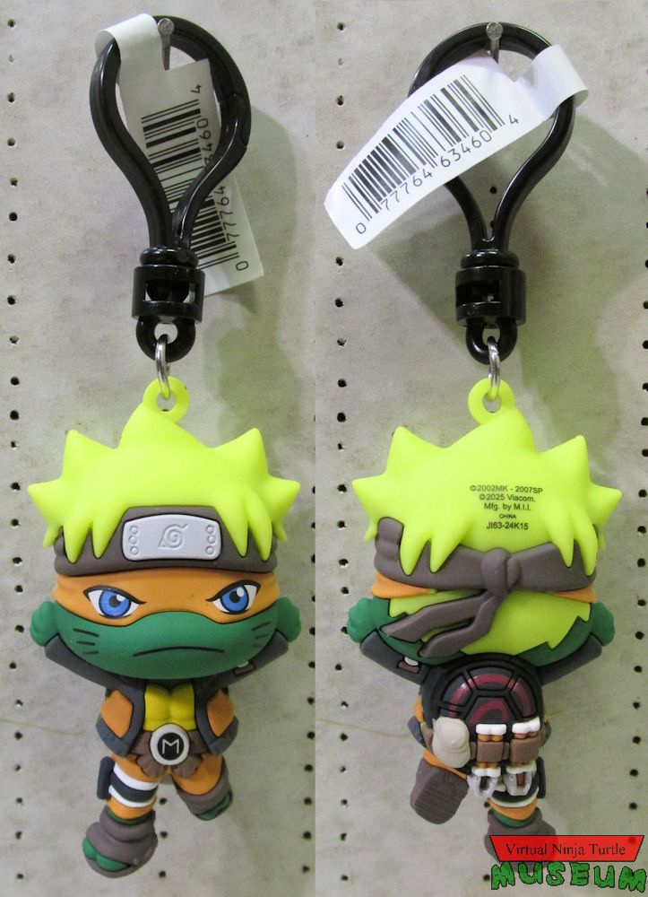 Mikey x Naruto Bag Clip front and back
