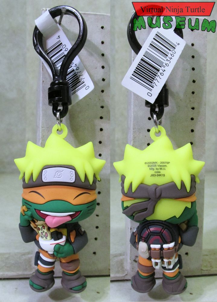 Mikey x Naruto with food Bag Clip front and back