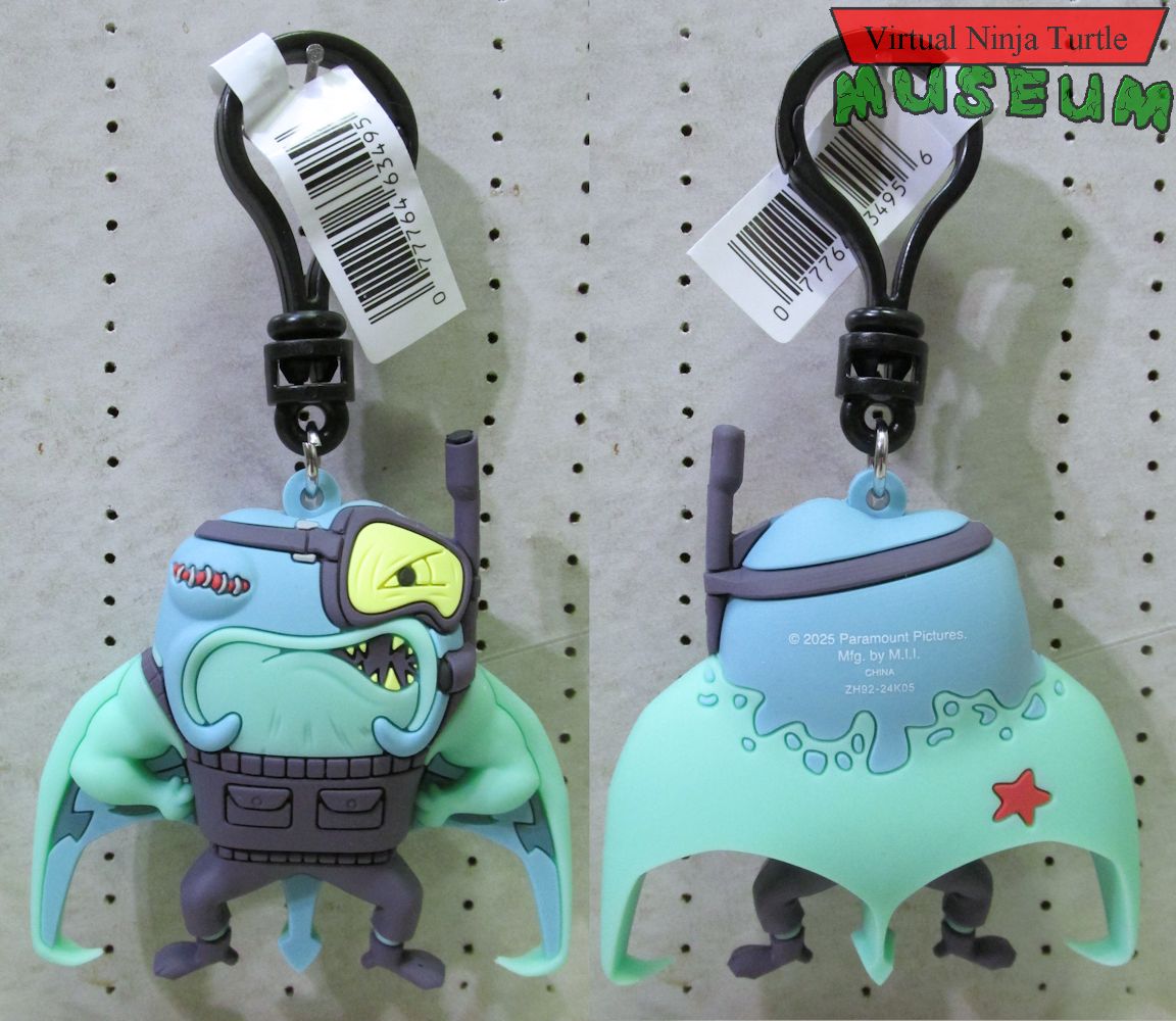 Mutant Mayhem Ray Fillet Bag Clip front and back