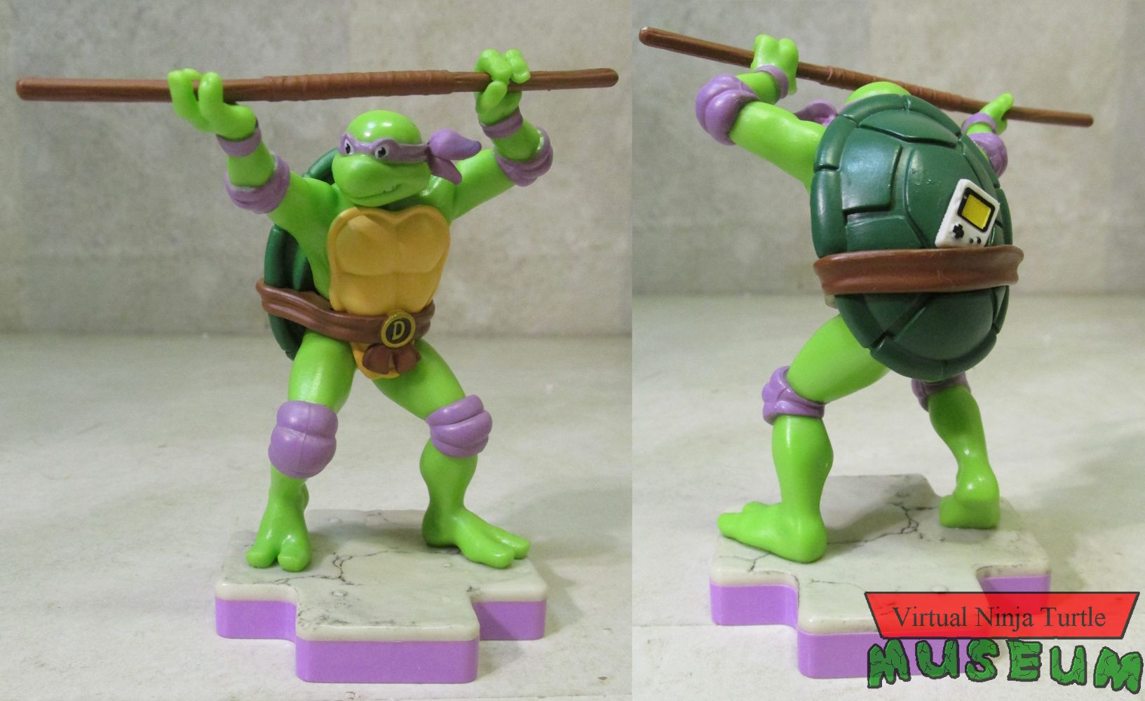 Donatello figurine Front and Back