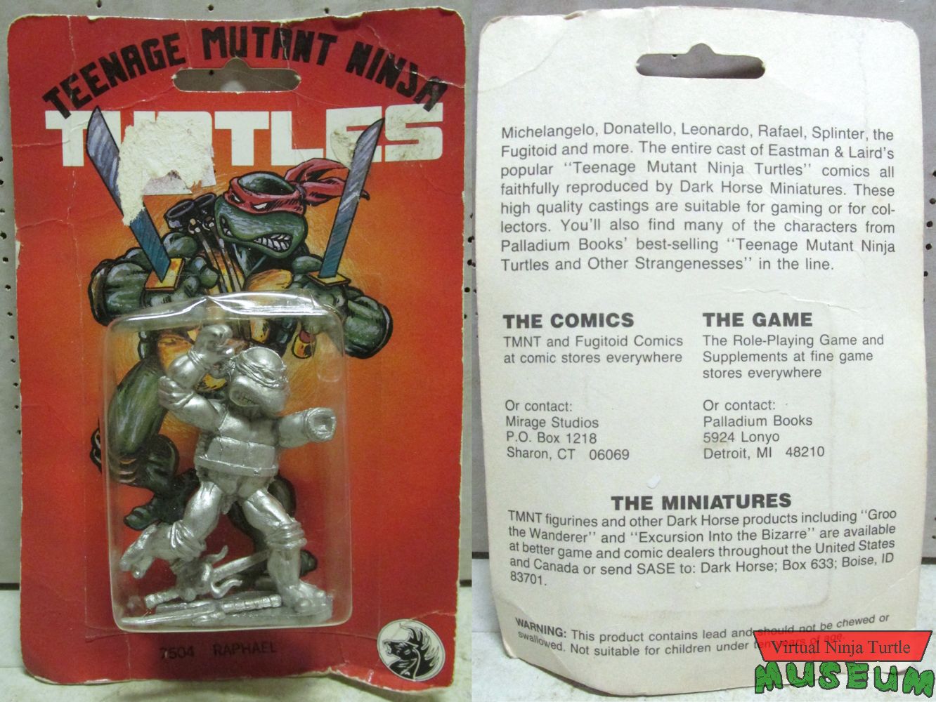 Card front and back