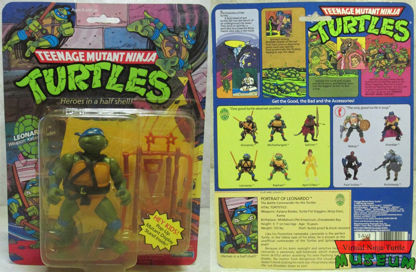 mutant display card front and back