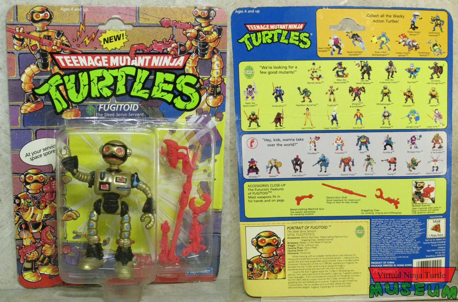 1991 card front and back