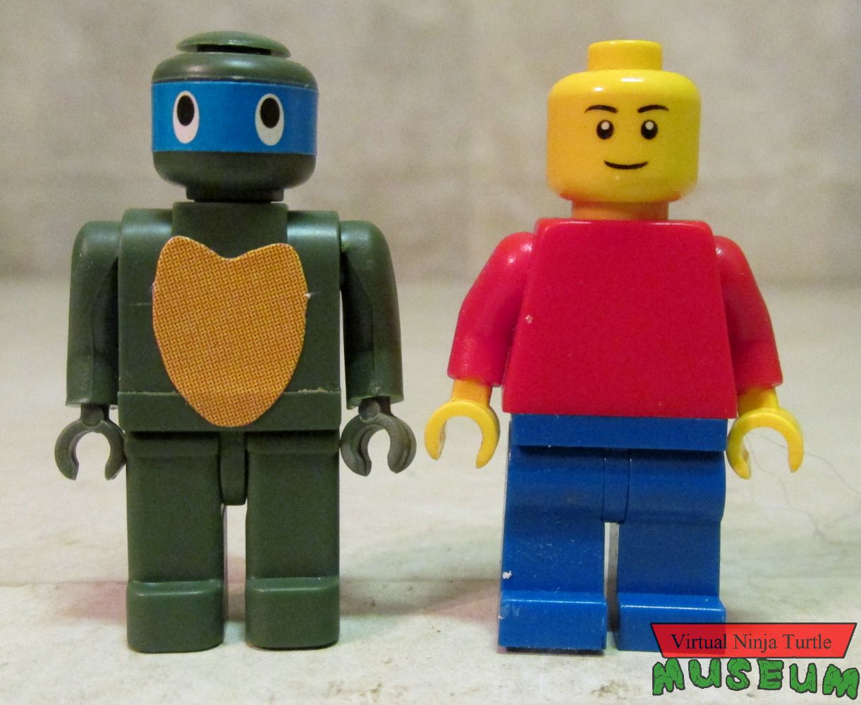 Turtle verses Lego mini figures