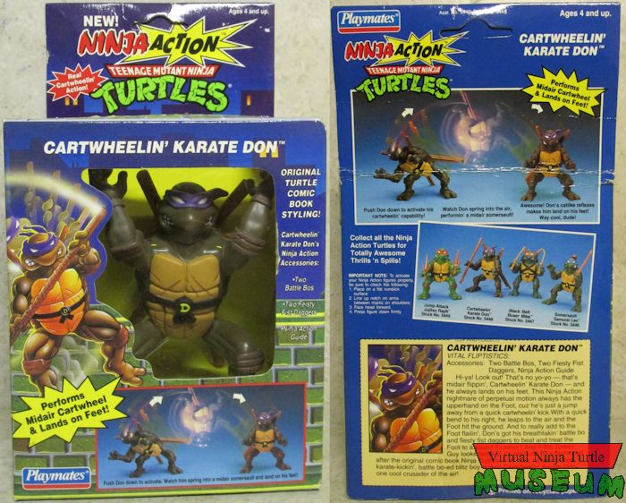 Ninja Action box front and back