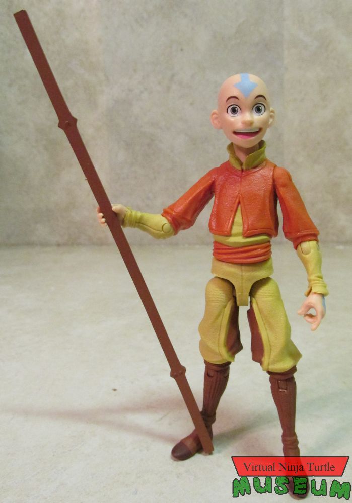 Aang with staff