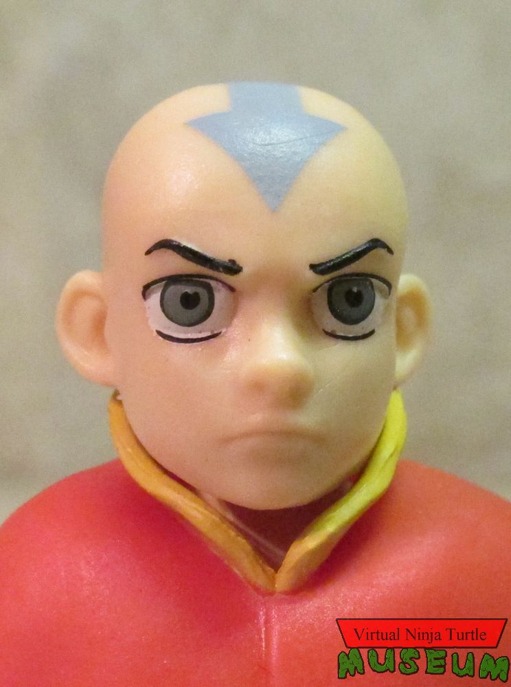 Aang with serious head