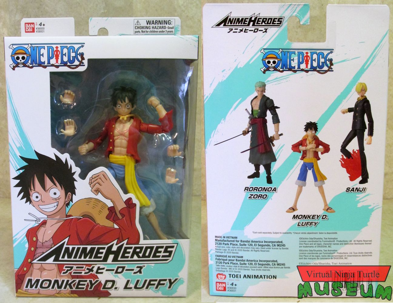 Bandai Anime Heroes One Piece Figures Review