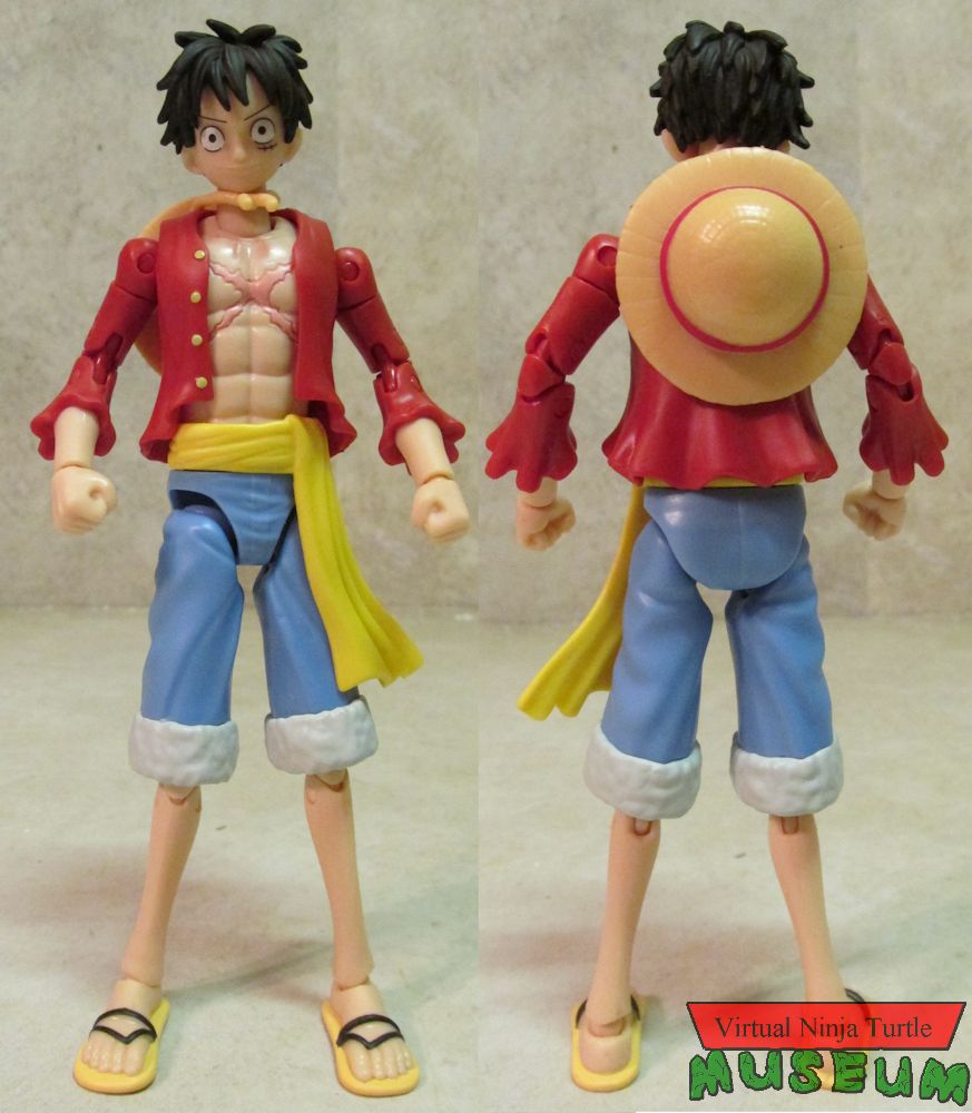 Monkey D. Luffy front and back