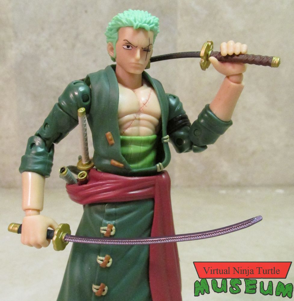 Anime Heroes RORONOA ZORO One Piece Action Figure Review 