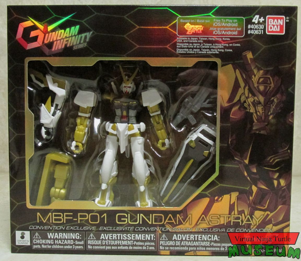 Gundam Infinity Gold astray Gundam box front