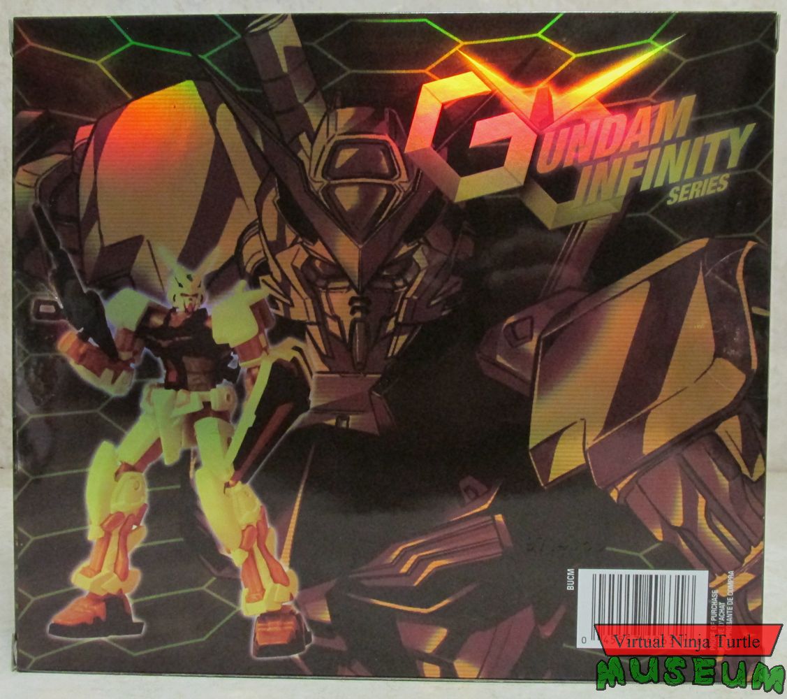 Gundam Infinity Gold astray Gundam box rear
