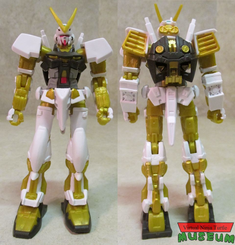 Infinity Gundam Gold Astray front and back
