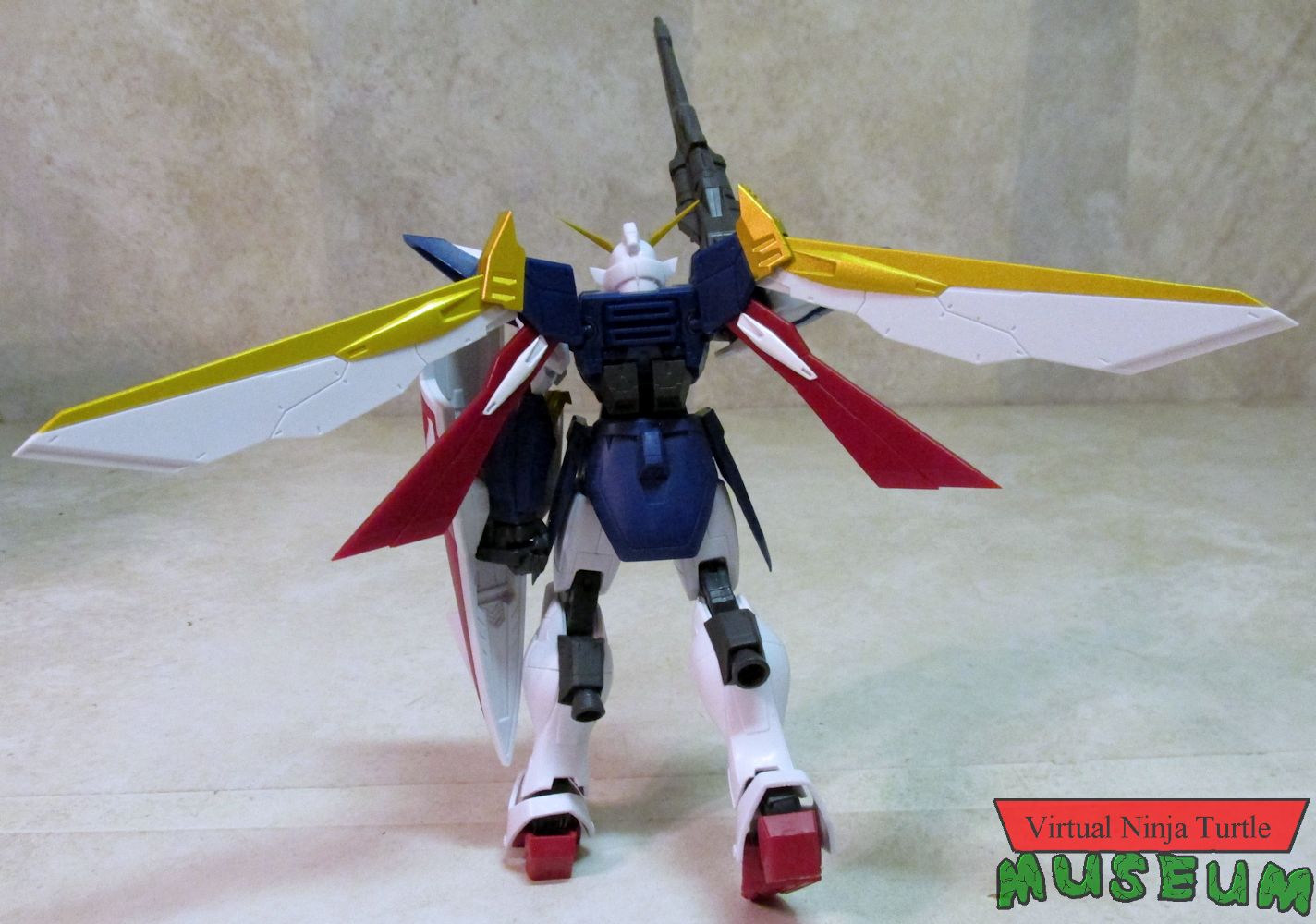 Wing Gundam with wings spread