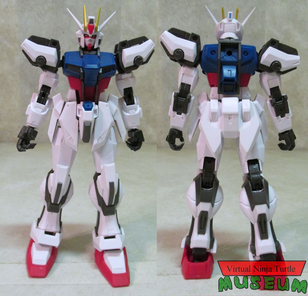 Strike Gundam front and back