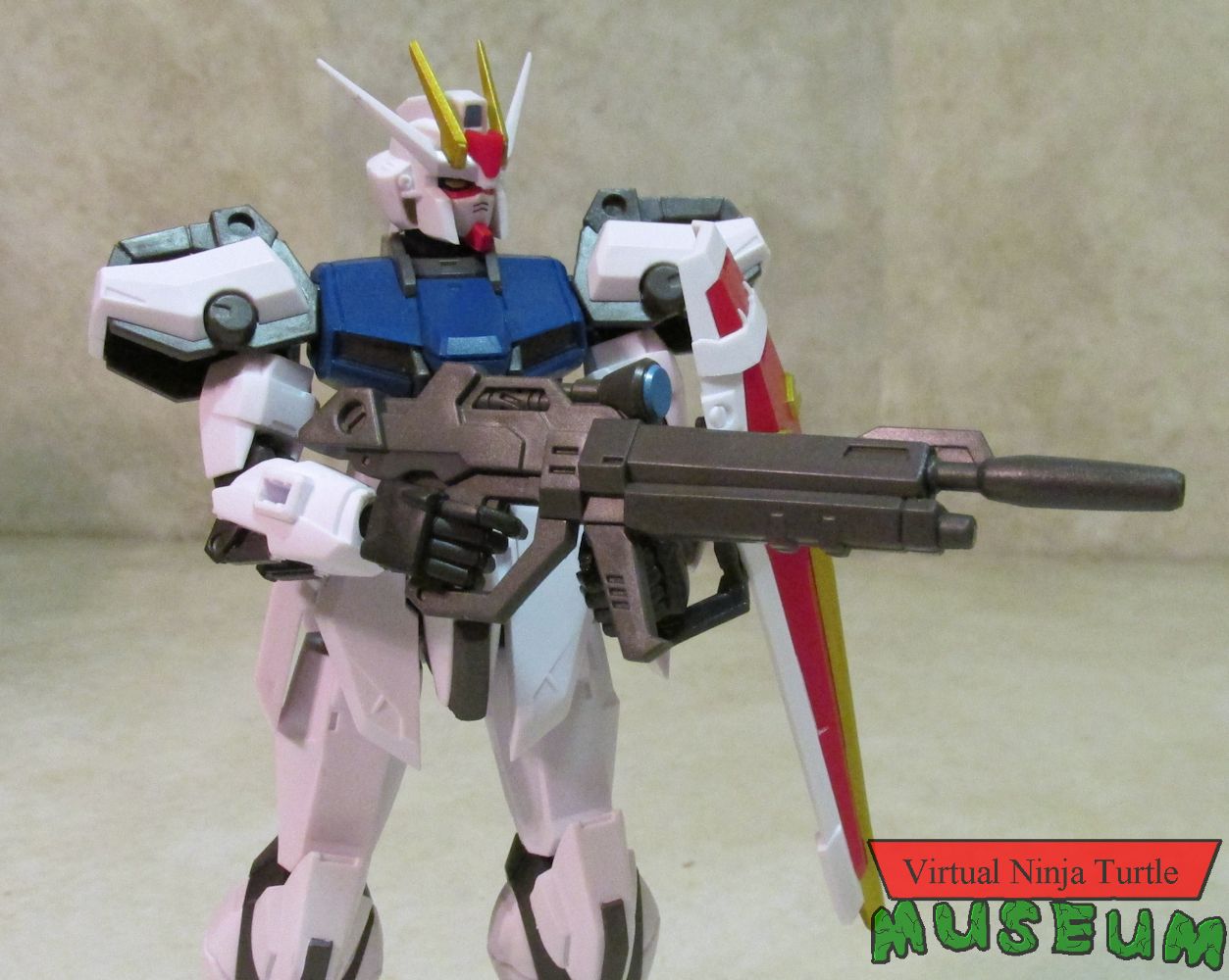 Strike Gundam with rifle