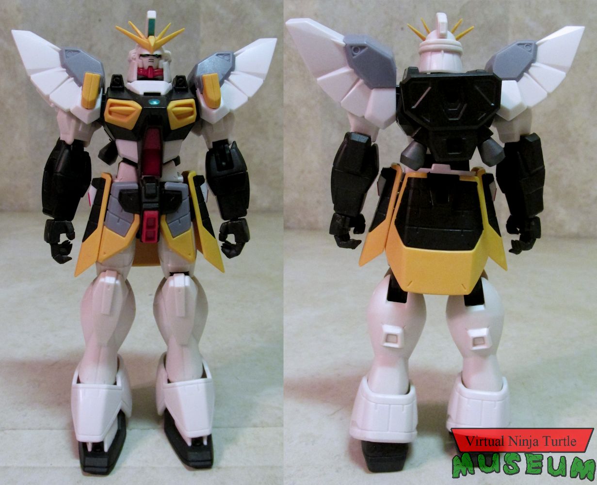 Sandrock Gundam front and back