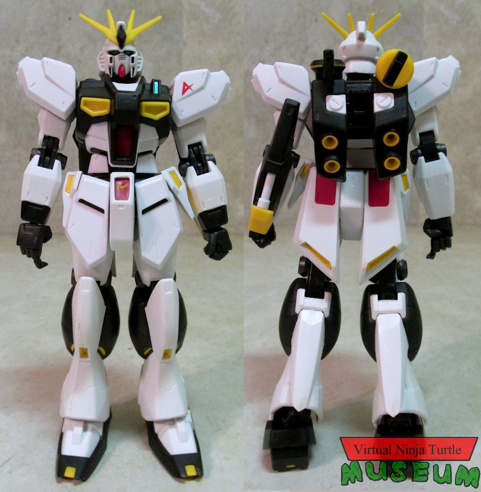 Nu Gundam front and back