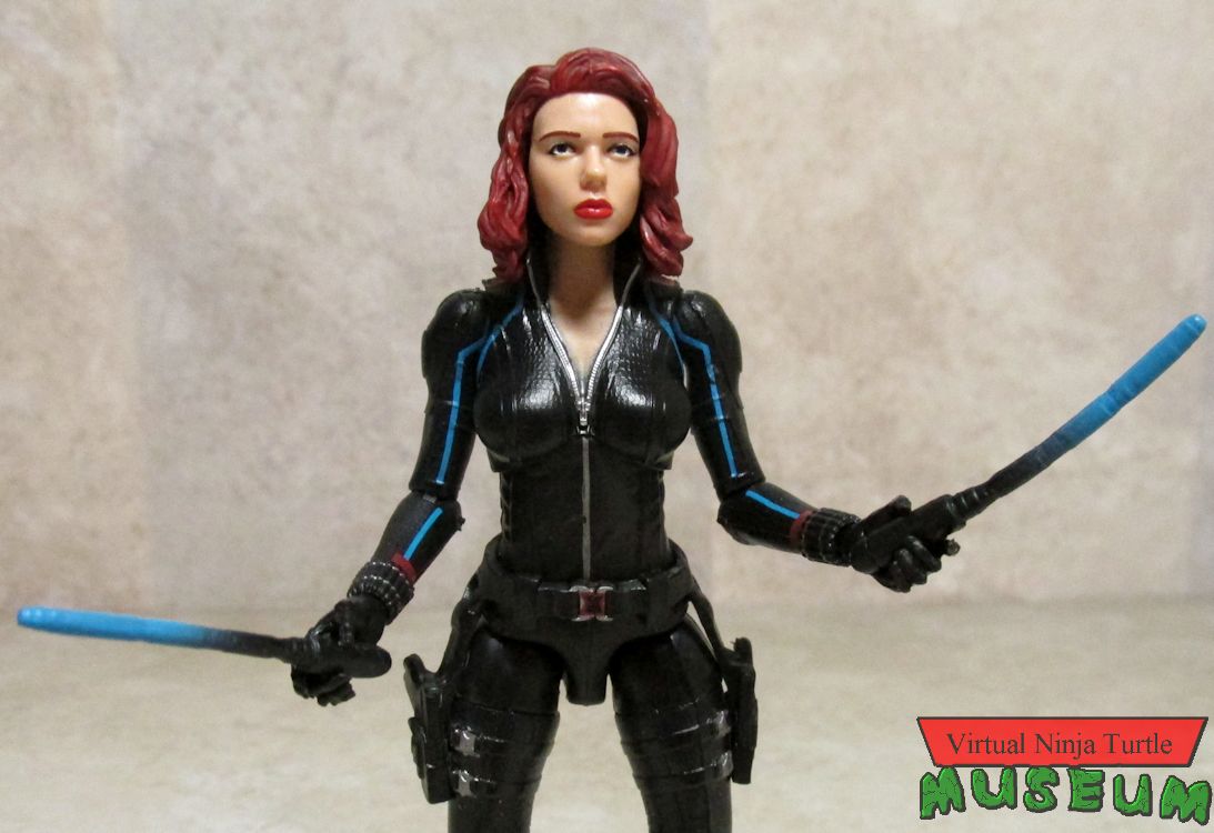 Black Widow with weapons