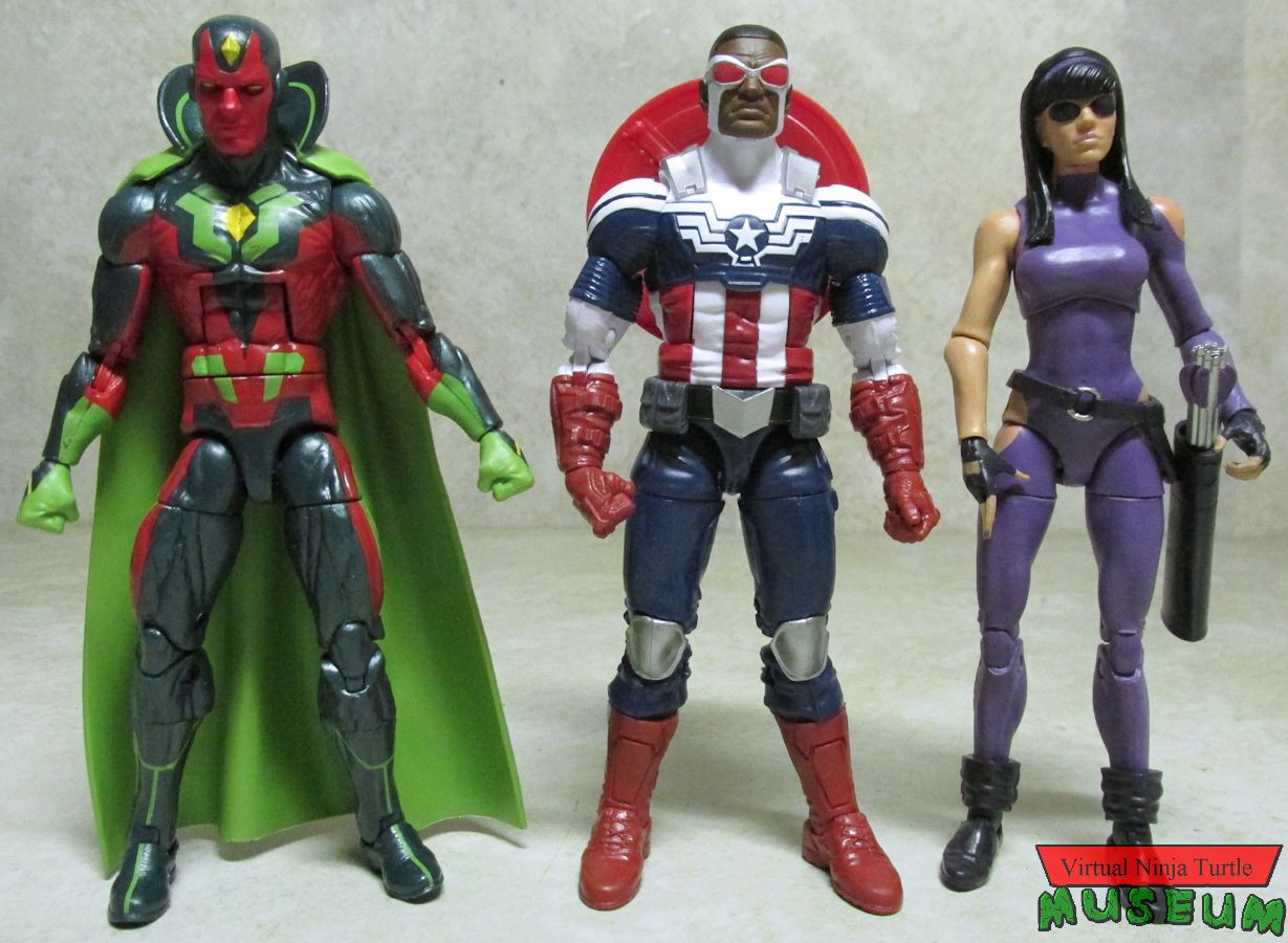 Hawkeye, vision and Falcon Cap three pack