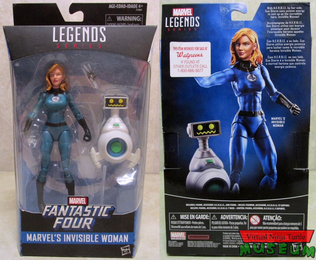 Invisible Woman packaging front and back