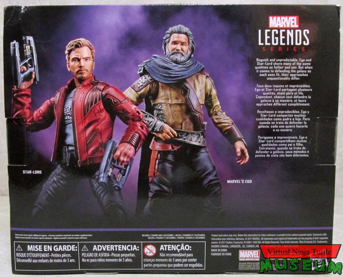 Star Lord and Ego box back