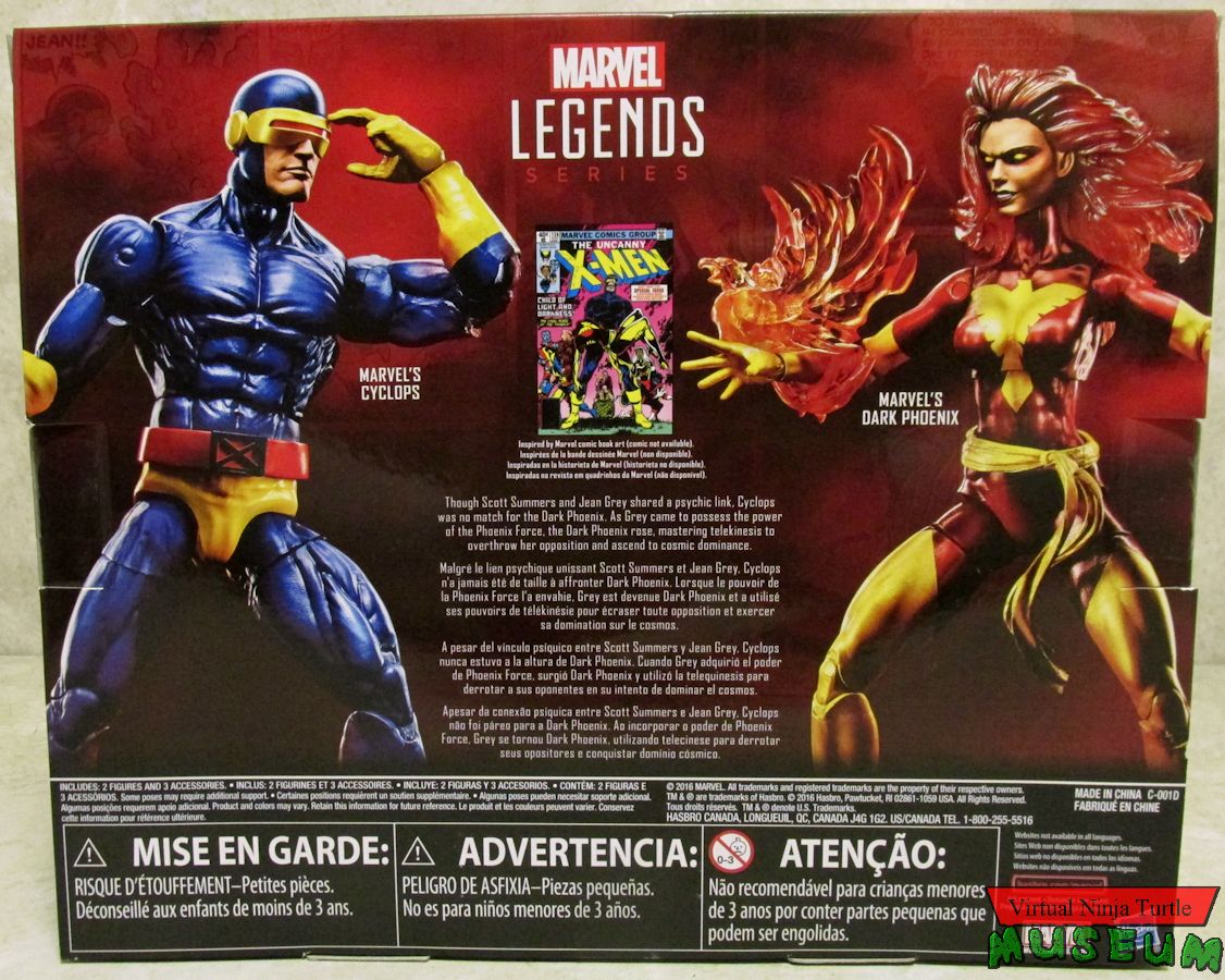 Dark Phoenix & Cyclops box back