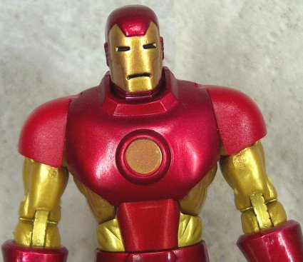 Iron Man close up