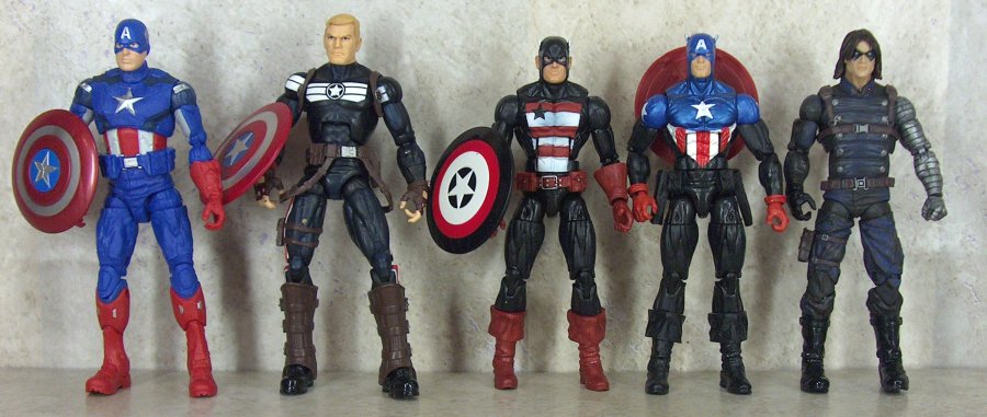 U.S. Agent with Captain America figures