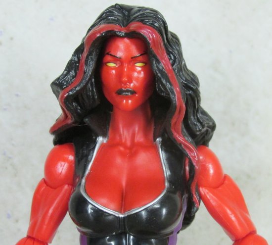 Red She-Hulk close up