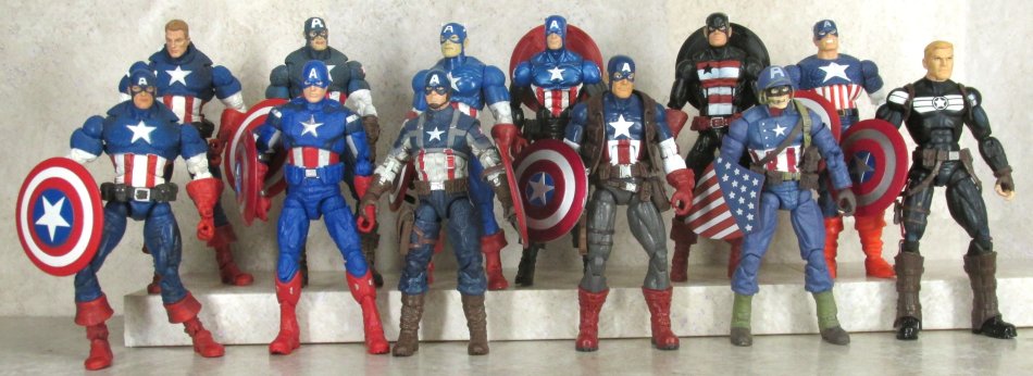 Captain America figures
